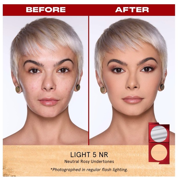 ONE/SIZE Red Compact Setting Powder - Picture 2 of 7